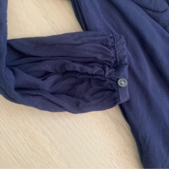 Navy shirt dress - Picture 3 of 7